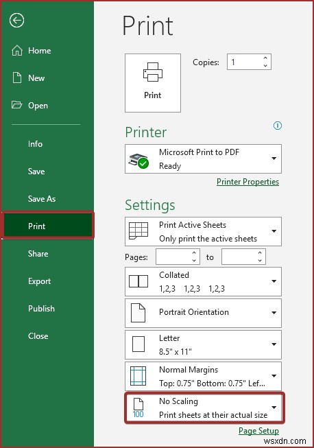 Cách làm cho bảng tính Excel lớn hơn khi in (7 cách)