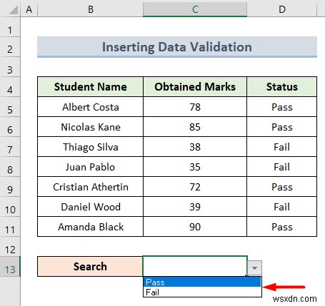 Áp dụng định dạng có điều kiện dựa trên ô văn bản khác trong Excel