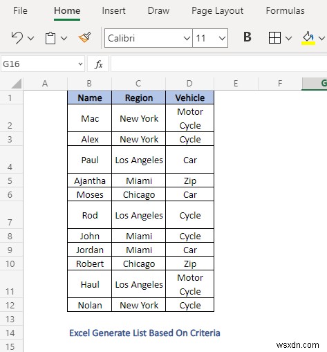 Cách tạo danh sách dựa trên tiêu chí trong Excel (4 phương pháp)