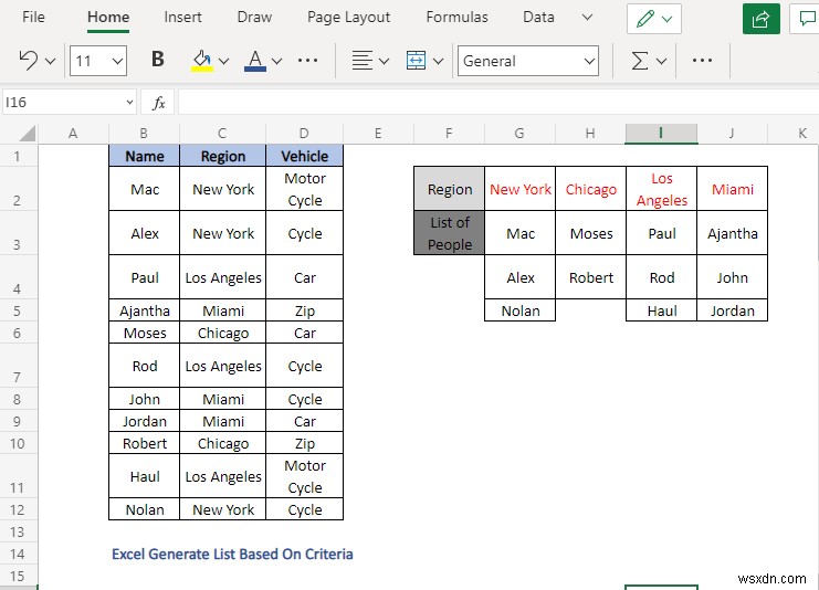 Cách tạo danh sách dựa trên tiêu chí trong Excel (4 phương pháp)