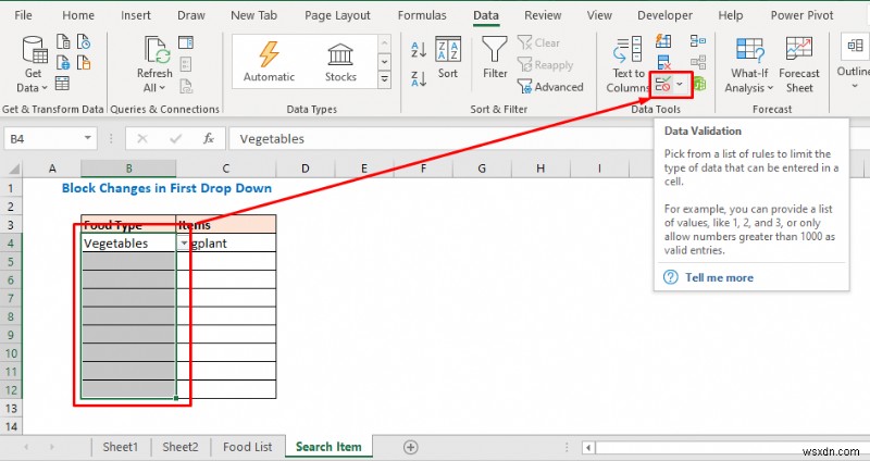 Cách điền danh sách dựa trên giá trị ô trong Excel (6 cách)