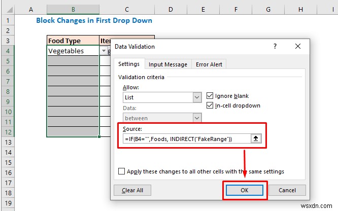 Cách điền danh sách dựa trên giá trị ô trong Excel (6 cách)