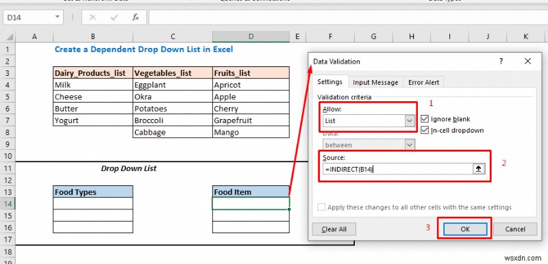 Cách điền danh sách dựa trên giá trị ô trong Excel (6 cách)