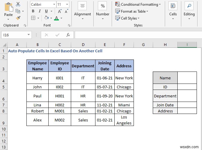 Cách tự động điền ô trong Excel dựa trên ô khác