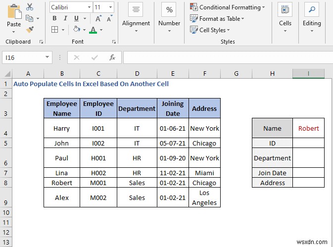 Cách tự động điền ô trong Excel dựa trên ô khác