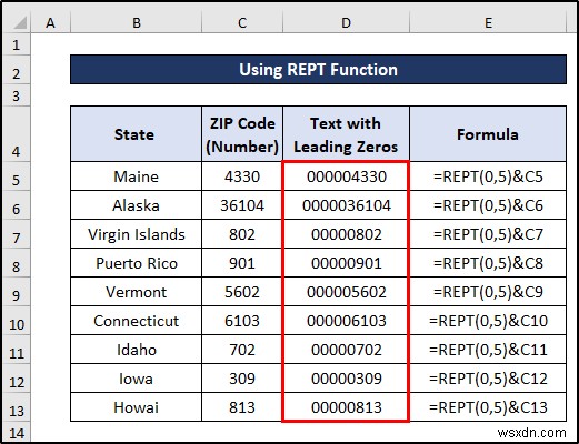 Cách chuyển số thành văn bản với Zeros hàng đầu trong Excel