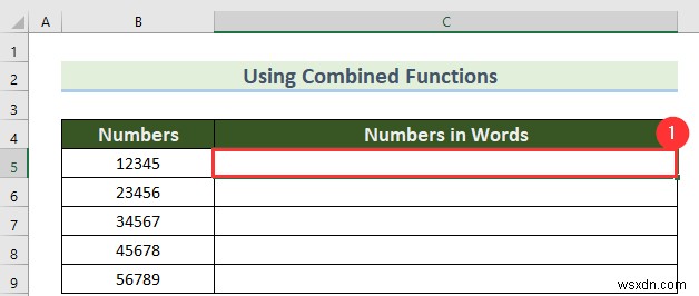 Cách chuyển số thành từ trong Excel (4 cách phù hợp)