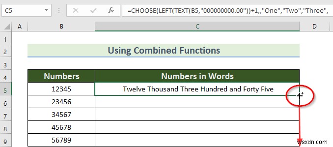 Cách chuyển số thành từ trong Excel (4 cách phù hợp)