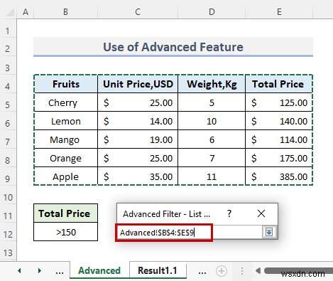 Sao chép hàng từ trang tính này sang trang tính khác dựa trên tiêu chí trong Excel