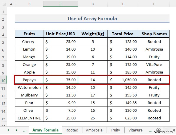 Sao chép hàng từ trang tính này sang trang tính khác dựa trên tiêu chí trong Excel