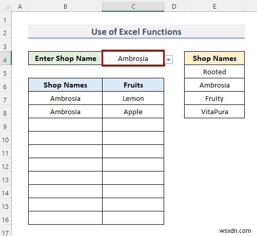 Sao chép hàng từ trang tính này sang trang tính khác dựa trên tiêu chí trong Excel