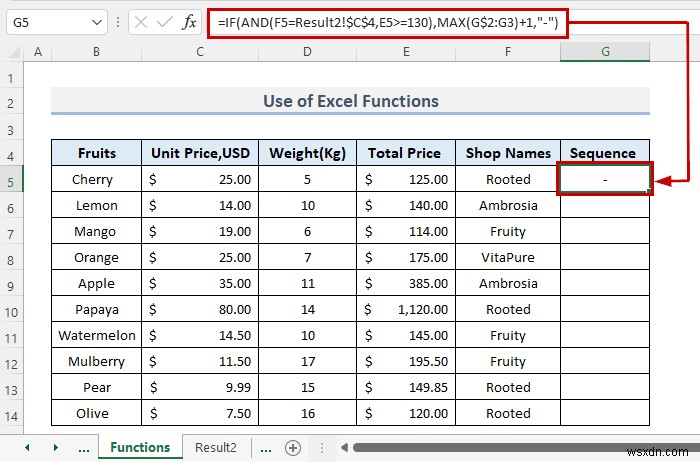 Sao chép hàng từ trang tính này sang trang tính khác dựa trên tiêu chí trong Excel