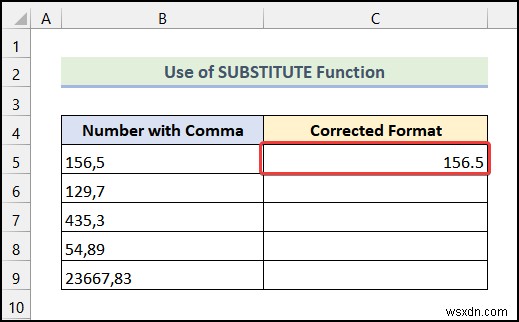 Cách xóa dấu phẩy trong Excel (4 phương pháp dễ dàng)