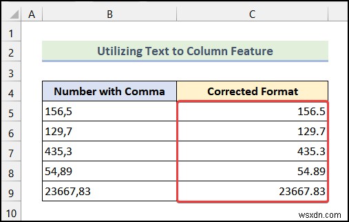 Cách xóa dấu phẩy trong Excel (4 phương pháp dễ dàng)