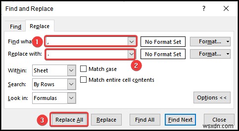 Cách xóa dấu phẩy trong Excel (4 phương pháp dễ dàng)