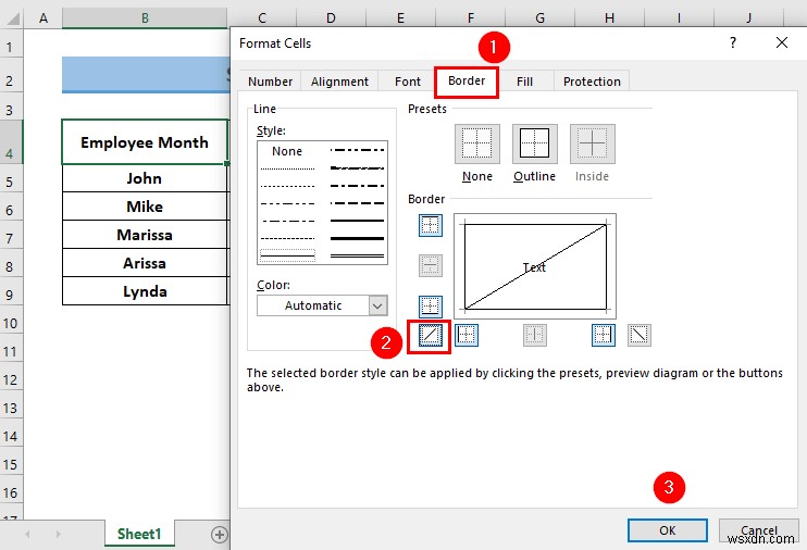 Cách tách một ô thành một nửa trong Excel