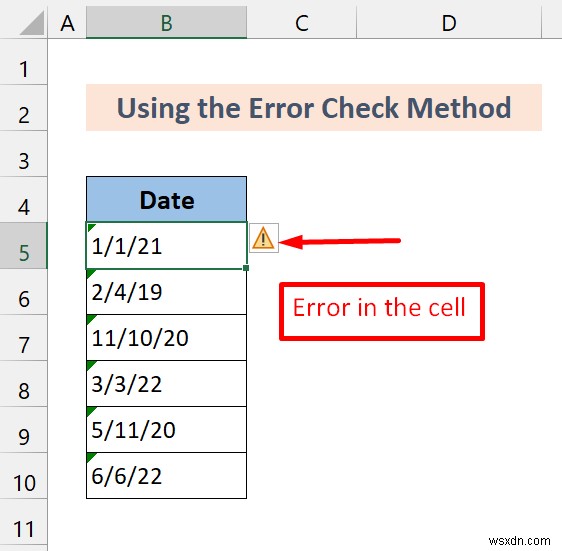 Cách chuyển đổi định dạng chung thành ngày tháng trong Excel (7 phương pháp)