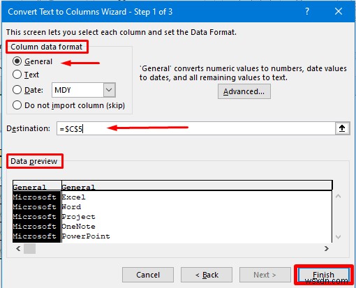 Cách tách một cột thành nhiều cột trong Excel (7 cách dễ dàng)