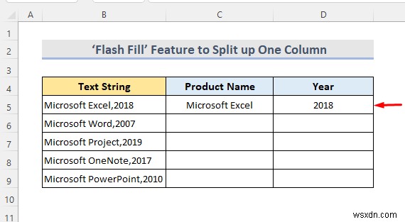 Cách tách một cột thành nhiều cột trong Excel (7 cách dễ dàng)