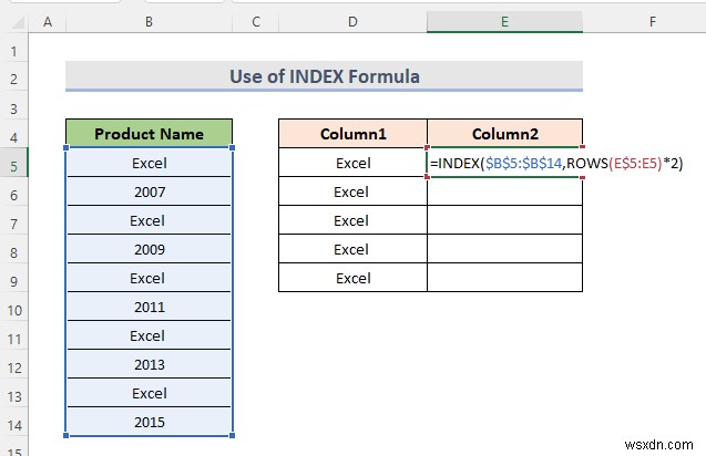 Cách tách một cột thành nhiều cột trong Excel (7 cách dễ dàng)