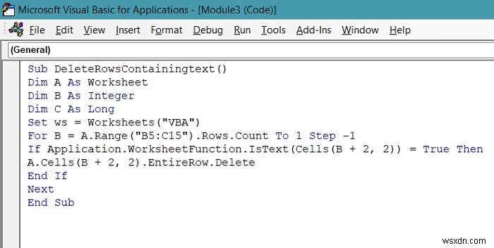 Xóa hàng nếu ô chứa giá trị cụ thể trong Excel (3 phương pháp)