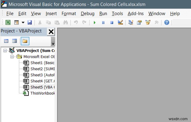 Cách tính tổng các ô có màu trong Excel (4 cách)