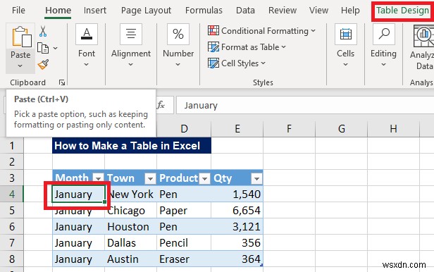 Cách tạo bảng trong Excel (Với tùy chỉnh)