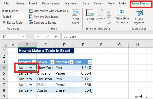 Cách tạo bảng trong Excel (Với tùy chỉnh)