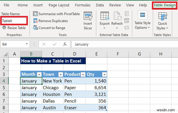 Cách tạo bảng trong Excel (Với tùy chỉnh)