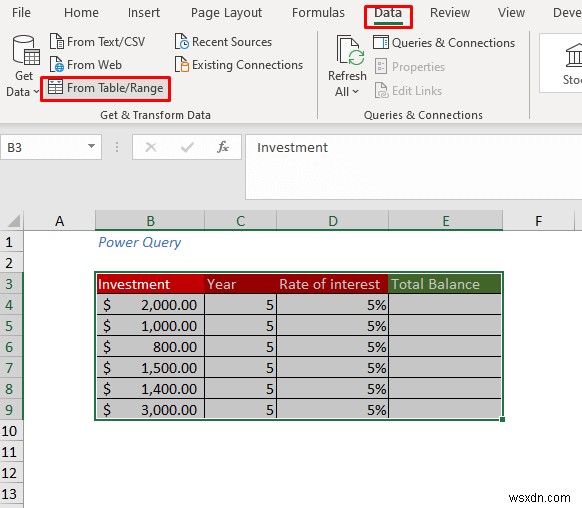 Cách tạo bảng dữ liệu trong Excel (5 phương pháp dễ nhất)