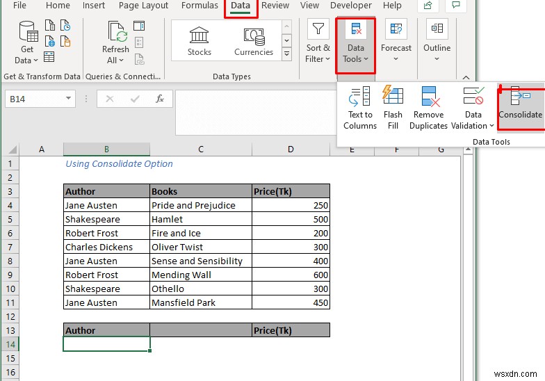 Cách hợp nhất hàng trong Excel dựa trên tiêu chí (Cách dễ nhất)