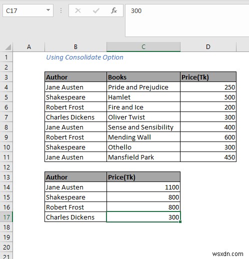 Cách hợp nhất hàng trong Excel dựa trên tiêu chí (Cách dễ nhất)