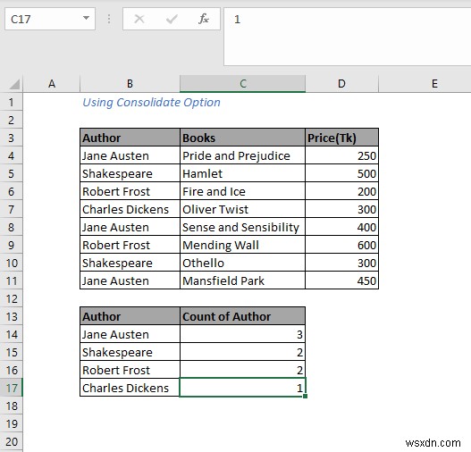 Cách hợp nhất hàng trong Excel dựa trên tiêu chí (Cách dễ nhất)