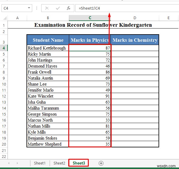 Cách liên kết một bảng trong Excel với một trang tính khác (2 cách dễ dàng)