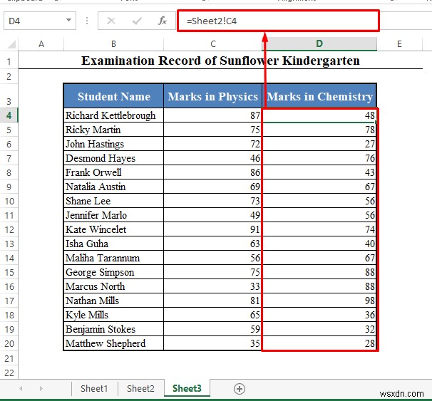 Cách liên kết một bảng trong Excel với một trang tính khác (2 cách dễ dàng)