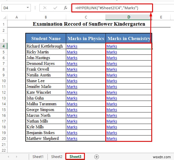 Cách liên kết một bảng trong Excel với một trang tính khác (2 cách dễ dàng)