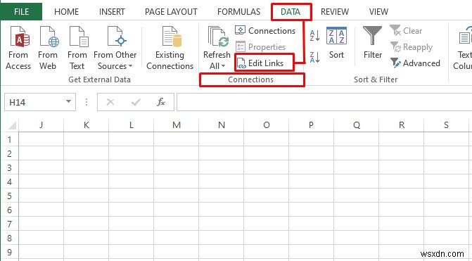 Cách xóa các liên kết bên ngoài trong Excel