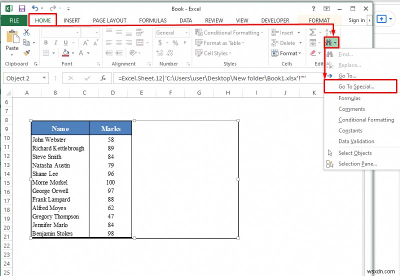 Cách xóa các liên kết bên ngoài trong Excel