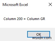 VBA để chuyển đổi số cột thành chữ cái trong Excel (3 phương pháp)