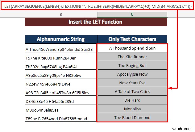 Cách xóa các ký tự số khỏi ô trong Excel (5 phương pháp)