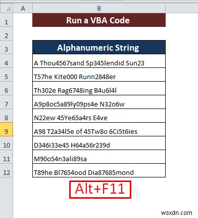 Cách xóa các ký tự số khỏi ô trong Excel (5 phương pháp)