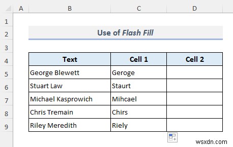 Cách tách ô trong Excel (5 thủ thuật đơn giản)