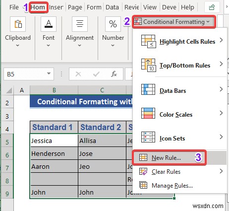 Cách đánh dấu ô trống trong Excel (4 cách hiệu quả)