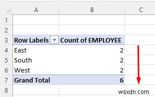 Đếm số bản sao trong Excel Pivot Table (2 cách dễ dàng)