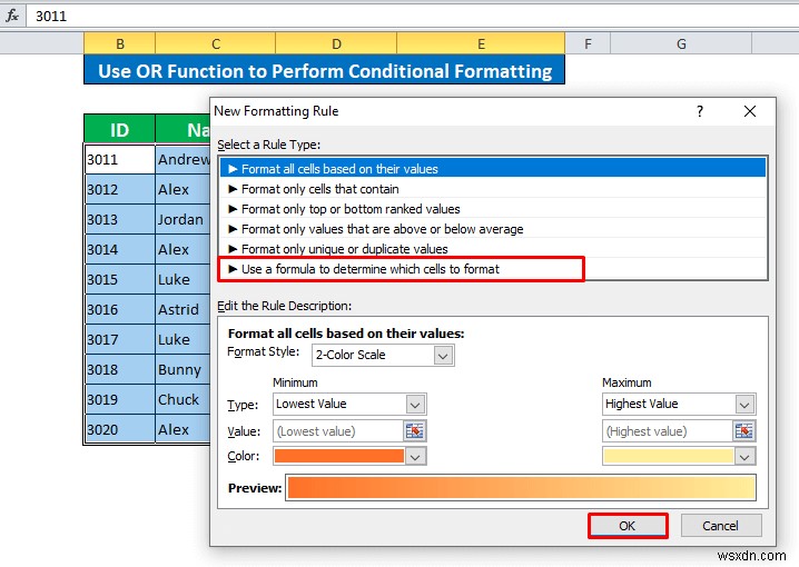 Định dạng có điều kiện dựa trên một ô khác trong Excel (6 phương pháp)