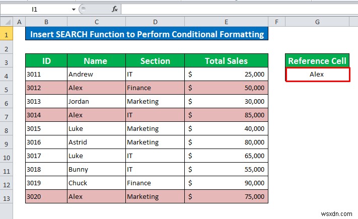 Định dạng có điều kiện dựa trên một ô khác trong Excel (6 phương pháp)