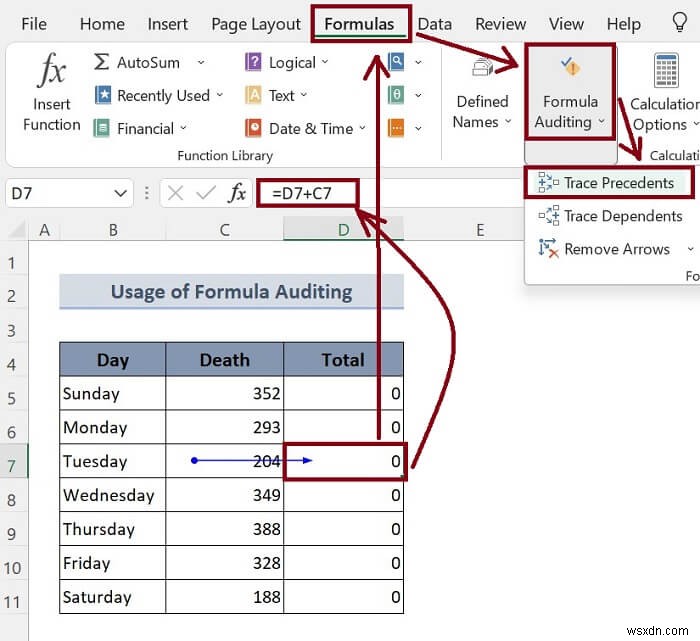 Cách xóa tham chiếu vòng trong Excel (2 cách)