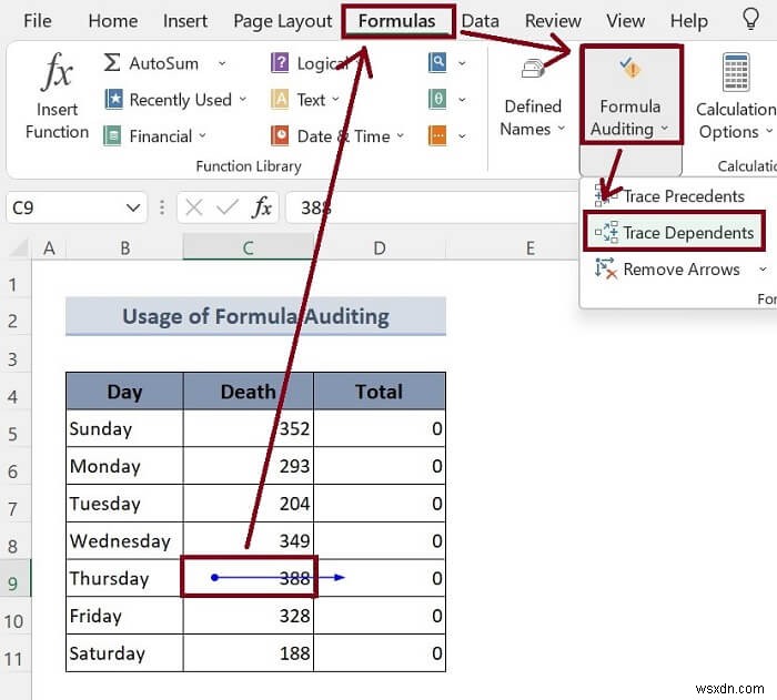 Cách xóa tham chiếu vòng trong Excel (2 cách)