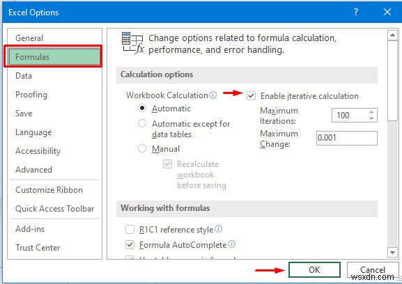 Cách tìm tham chiếu hình tròn trong Excel (2 thủ thuật dễ dàng)