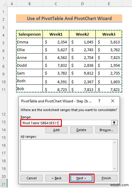 Cách chuyển đổi bảng thành danh sách trong Excel (3 cách nhanh)